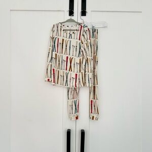 Pink Chicken Ski 🎿 Pajama Set